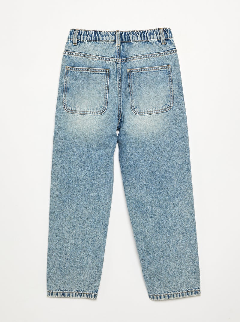 Pantaloni in denim a vestibilità ampia Blu - Kiabi
