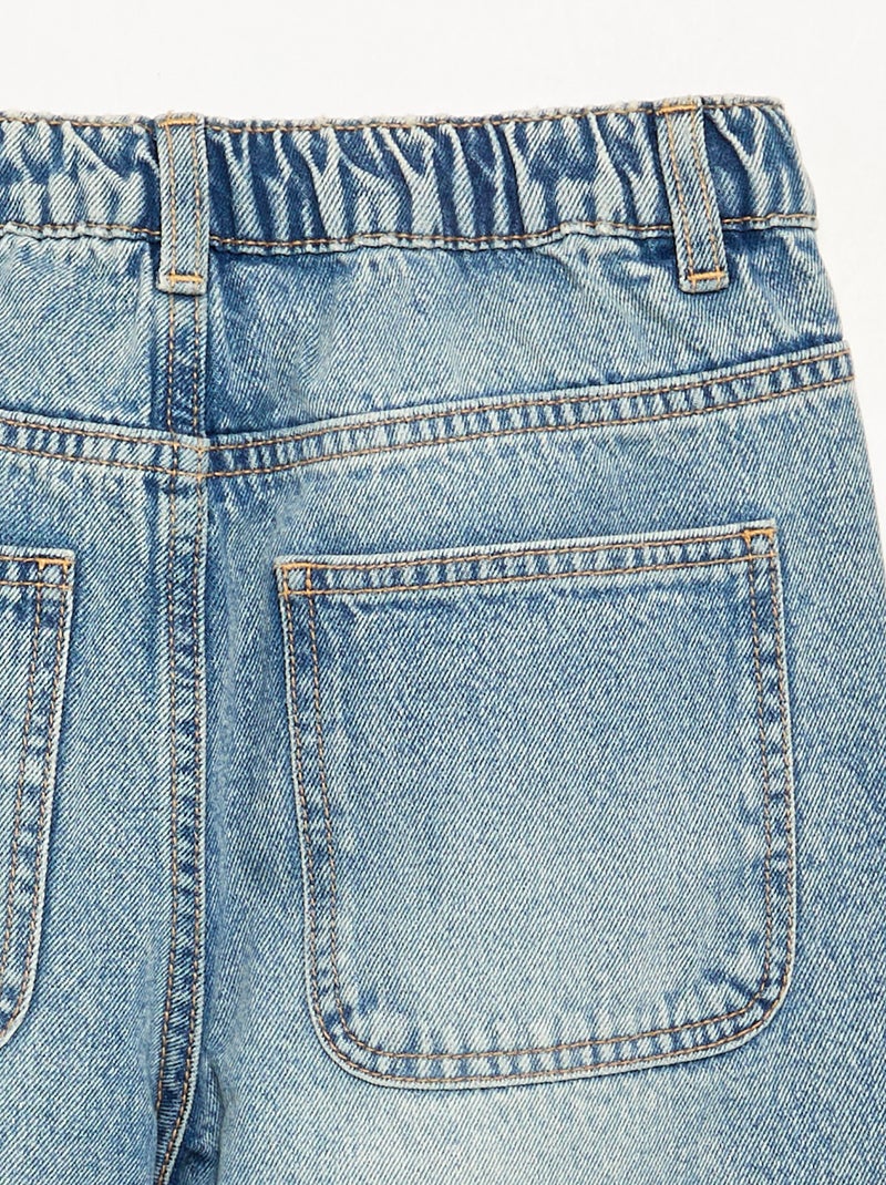 Pantaloni in denim a vestibilità ampia Blu - Kiabi