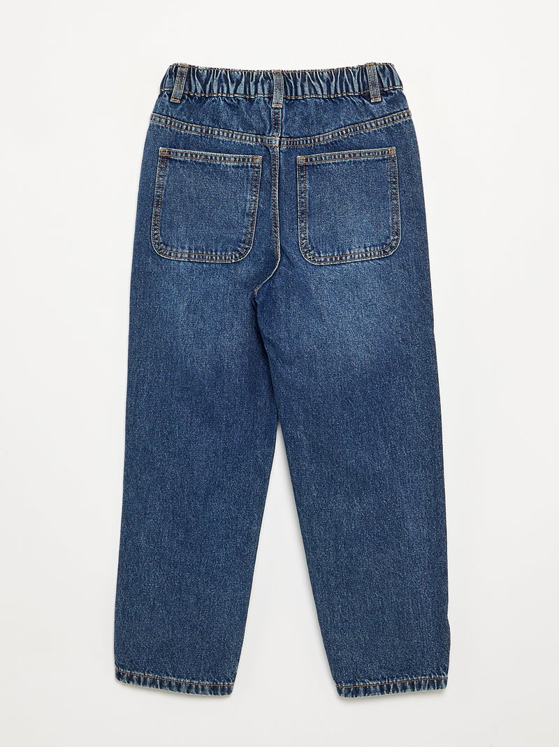 Pantaloni in denim a vestibilità ampia Blu - Kiabi