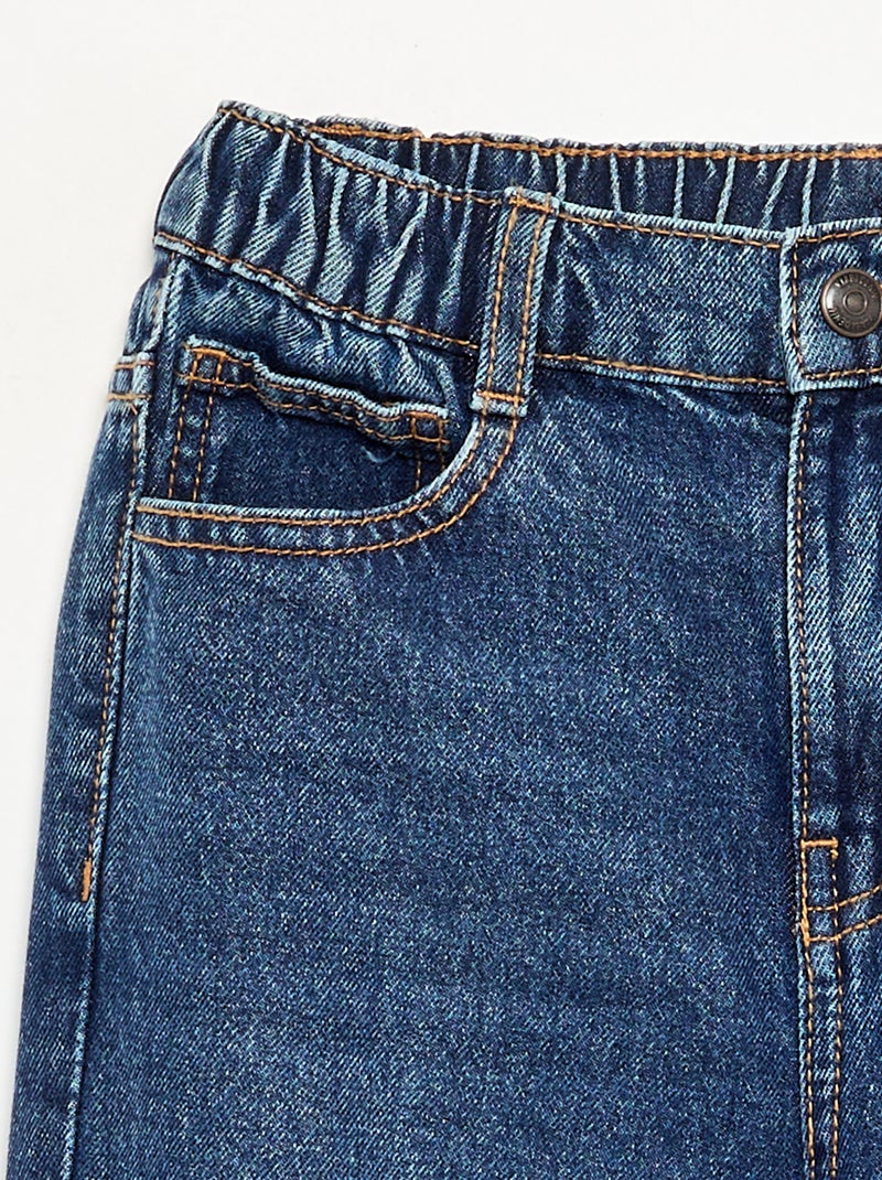Pantaloni in denim a vestibilità ampia Blu - Kiabi