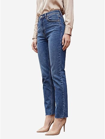 Pantaloni in denim a vita alta a gamba skinny my fashion