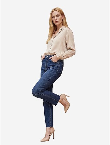 Pantaloni in denim a vita alta a gamba skinny my fashion