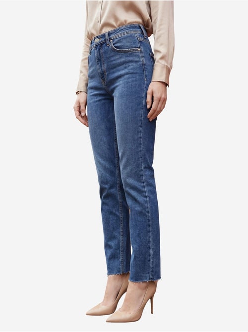 Pantaloni in denim a vita alta a gamba skinny my fashion - Kiabi Pantaloni in denim a vita alta a gamba skinny my fashion - Kiabi