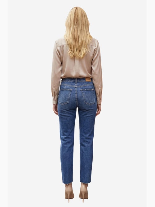 Pantaloni in denim a vita alta a gamba skinny my fashion - Kiabi Pantaloni in denim a vita alta a gamba skinny my fashion - Kiabi