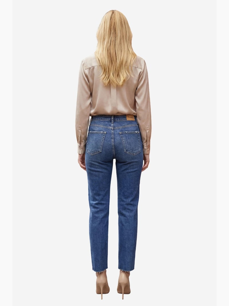 Pantaloni in denim a vita alta a gamba skinny my fashion Blu acqua - Kiabi