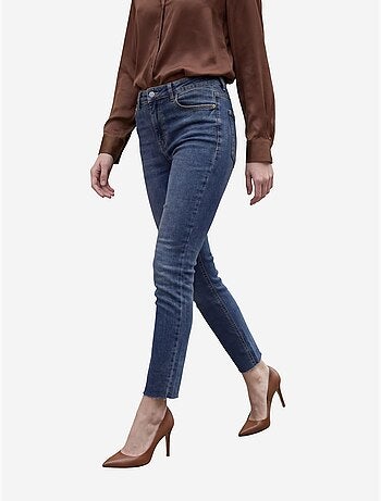 Pantaloni in denim a vita alta a gamba skinny my fashion