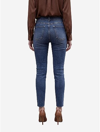 Pantaloni in denim a vita alta a gamba skinny my fashion