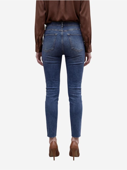 Pantaloni in denim a vita alta a gamba skinny my fashion - Kiabi Pantaloni in denim a vita alta a gamba skinny my fashion - Kiabi
