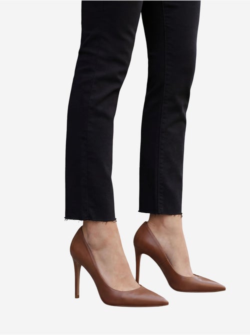 Pantaloni in denim a vita alta a gamba skinny my fashion - Kiabi Pantaloni in denim a vita alta a gamba skinny my fashion - Kiabi
