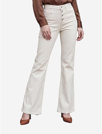 Pantaloni in denim a vita alta a zampa my fashion