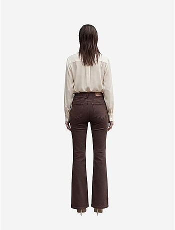 Pantaloni in denim a vita alta a zampa my fashion