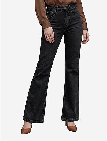 Pantaloni in denim a vita alta a zampa my fashion