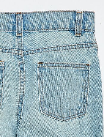 Pantaloni in denim a vita alta