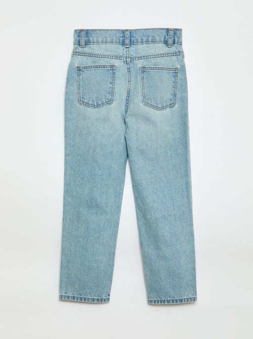 Pantaloni in denim a vita alta - Kiabi