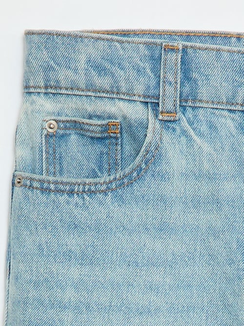 Pantaloni in denim a vita alta - Kiabi
