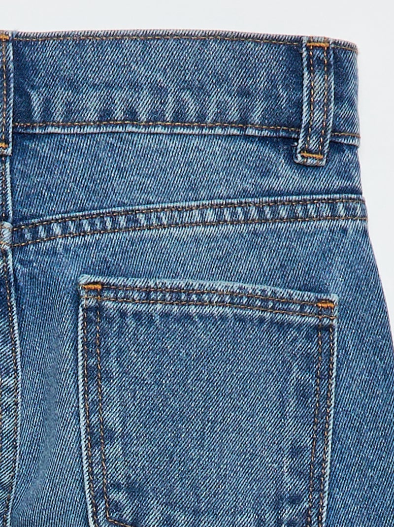 Pantaloni in denim a vita alta Blu - Kiabi