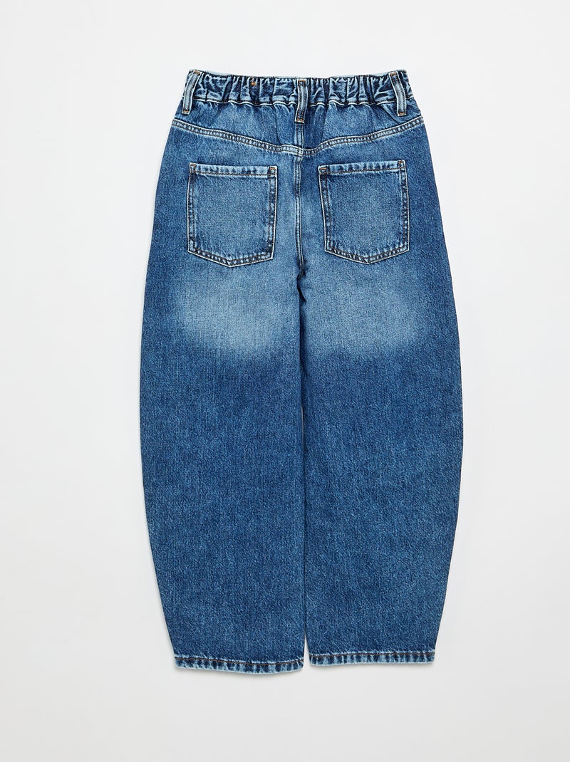 Pantaloni in denim ampi Blu - Kiabi