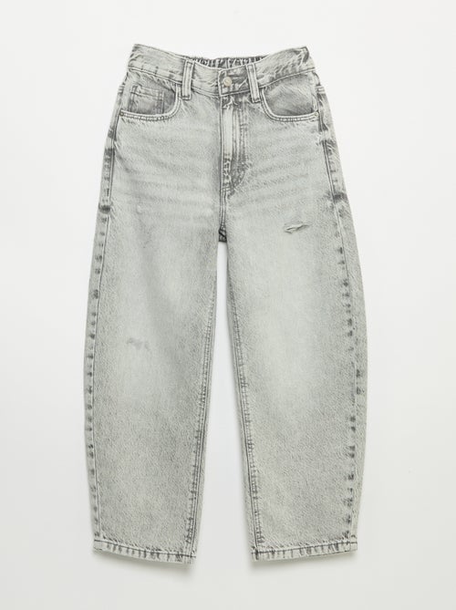 Pantaloni in denim ampi - Kiabi Pantaloni in denim ampi - Kiabi