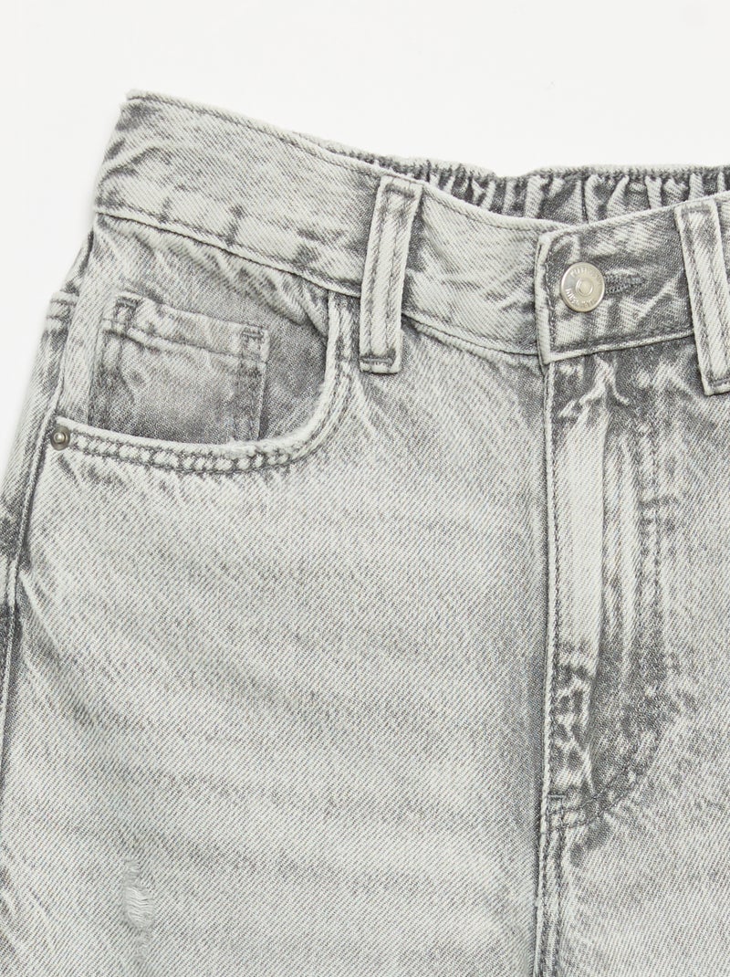 Pantaloni in denim ampi Grigio - Kiabi