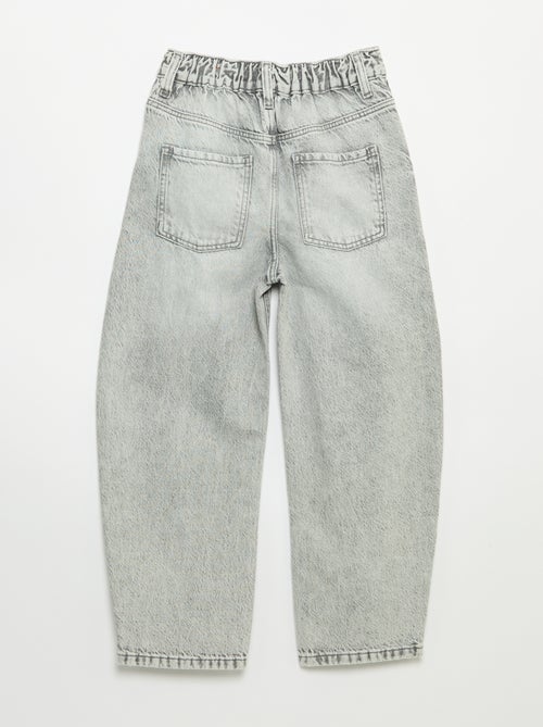 Pantaloni in denim ampi - Kiabi Pantaloni in denim ampi - Kiabi