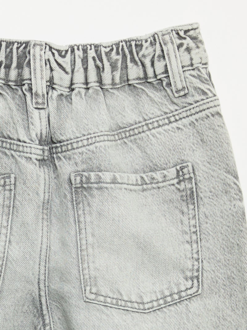 Pantaloni in denim ampi Grigio - Kiabi