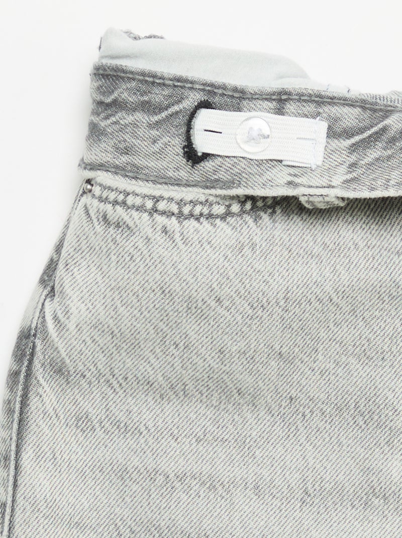 Pantaloni in denim ampi Grigio - Kiabi