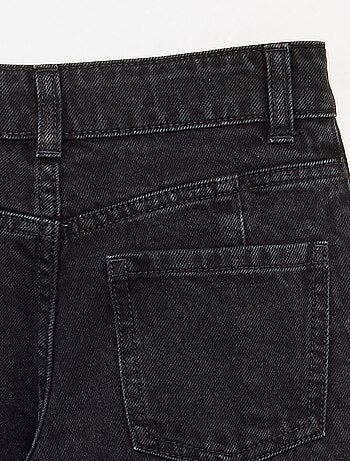 Pantaloni in denim con inserti stampati