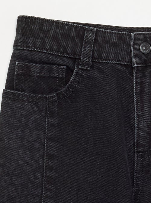 Pantaloni in denim con inserti stampati - Kiabi