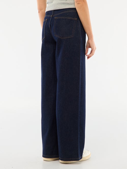 Pantaloni in denim con mini cintura - Kiabi