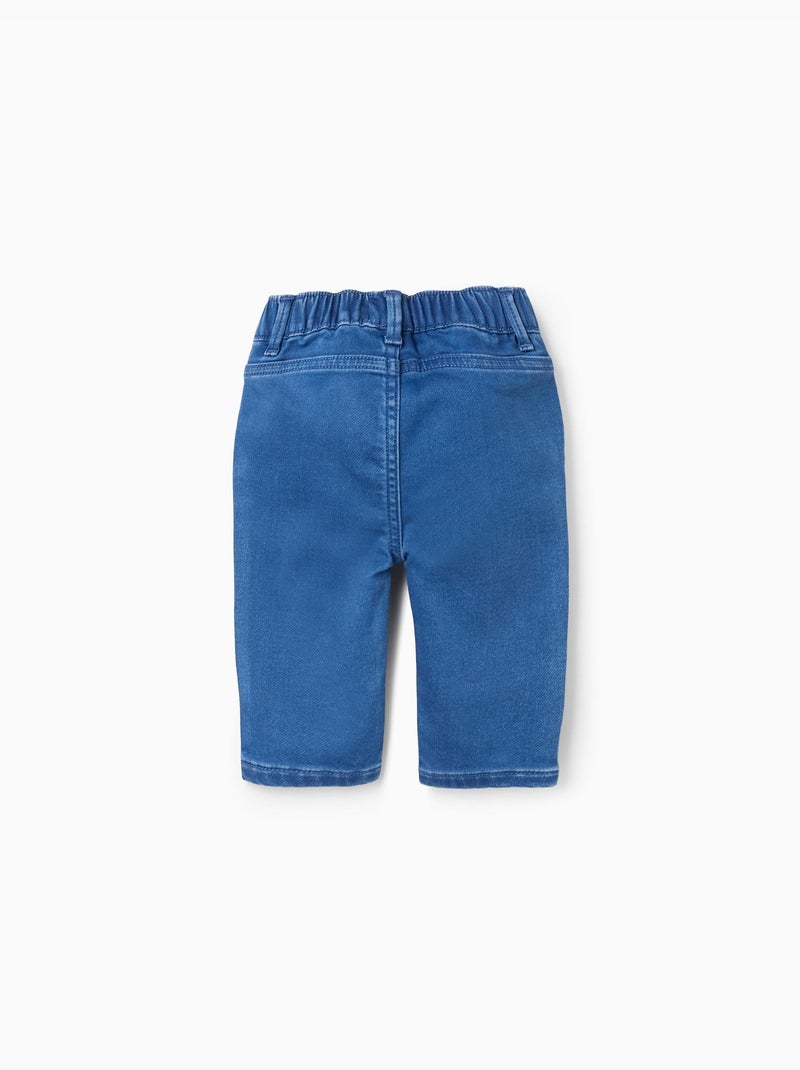 Pantaloni in denim con vita elastica Blu Blu - Kiabi