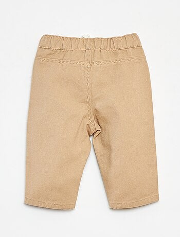 Pantaloni in denim con vita elasticizzata