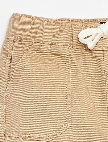 Pantaloni in denim con vita elasticizzata
