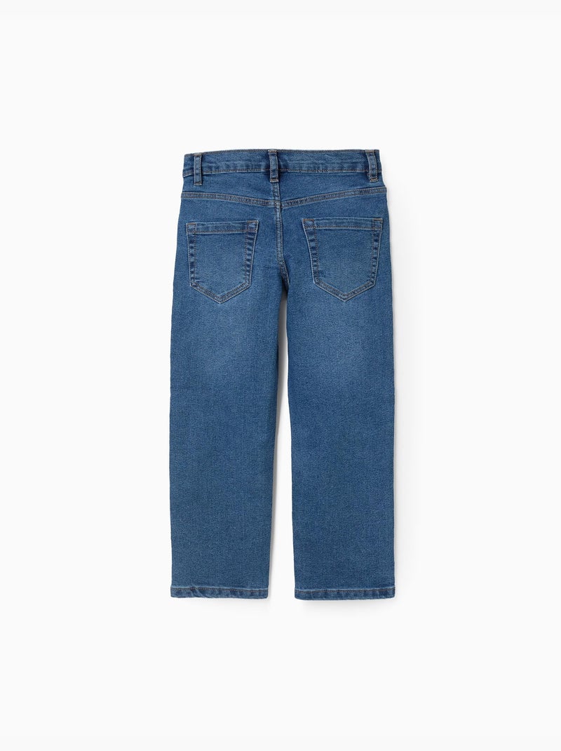 Pantaloni in denim dal taglio dritto Blu Blu - Kiabi