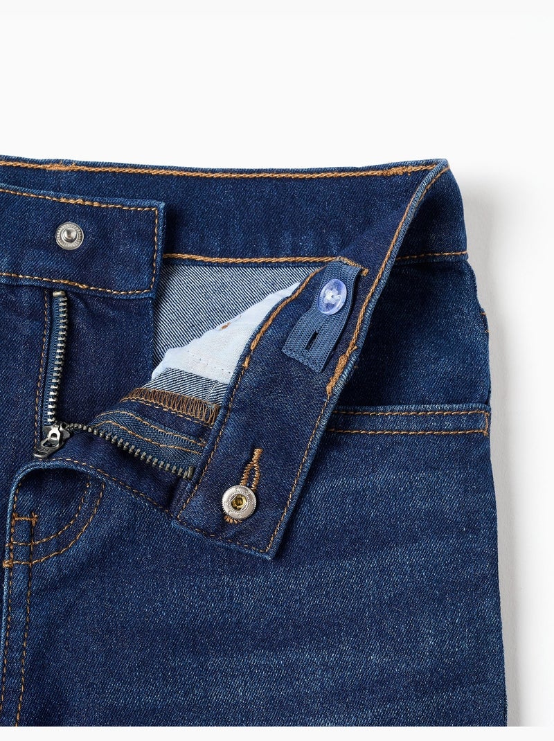 Pantaloni in denim dal taglio dritto Blu scuro - Kiabi