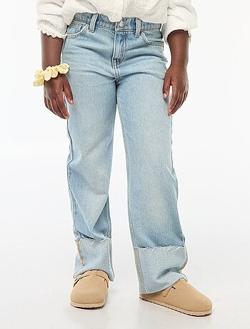 Pantaloni in denim effetto destroyed