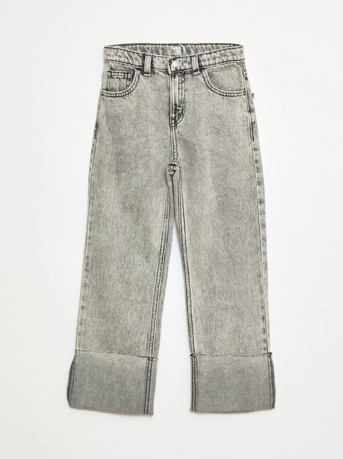 Pantaloni in denim effetto destroyed - Kiabi