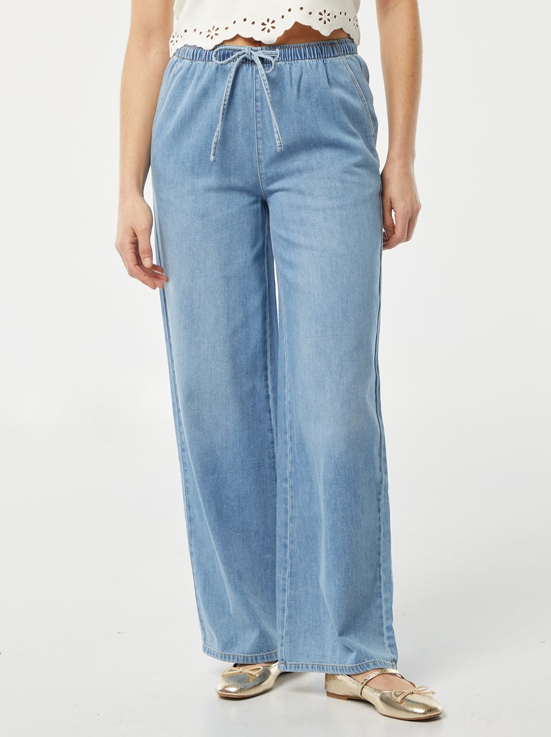 Pantaloni in denim elasticizzati BLU - Kiabi