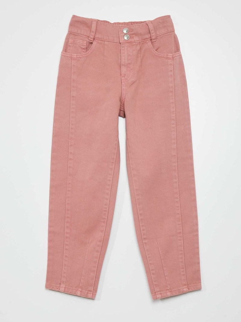 Pantaloni in denim forma a palloncino ROSA - Kiabi