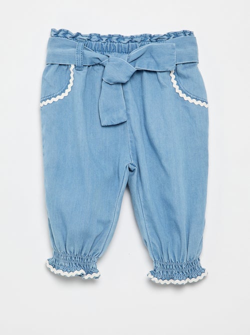 Pantaloni in denim leggero - Kiabi