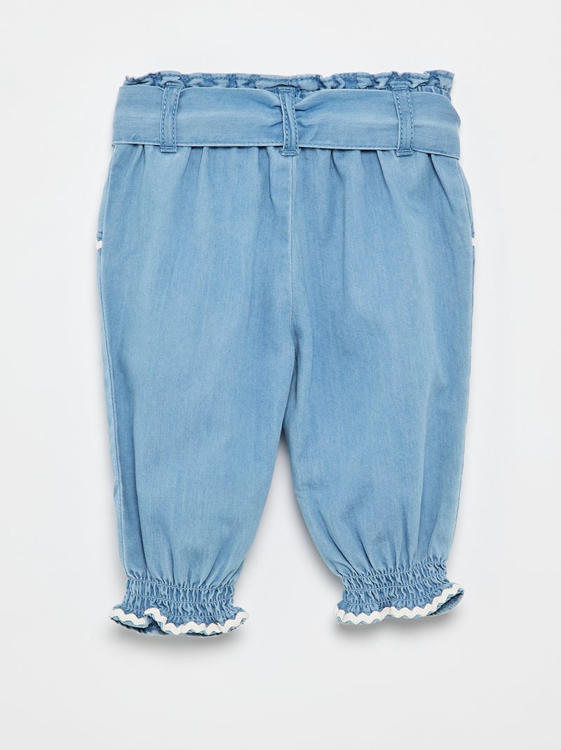 Pantaloni in denim leggero Blu - Kiabi