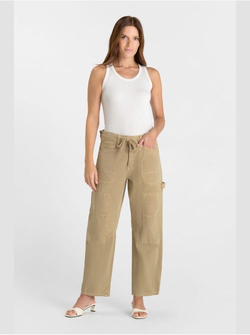 Pantaloni in denim madie larghi e larghi - Kiabi Pantaloni in denim madie larghi e larghi - Kiabi