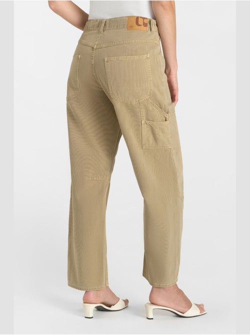 Pantaloni in denim madie larghi e larghi - Kiabi Pantaloni in denim madie larghi e larghi - Kiabi