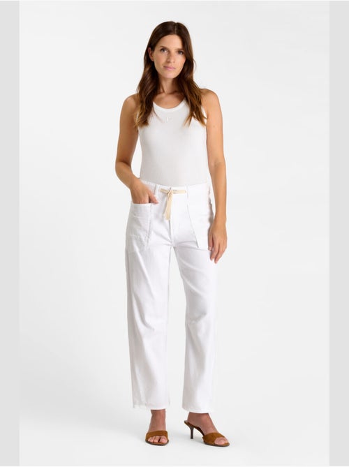 Pantaloni in denim madie larghi e larghi - Kiabi