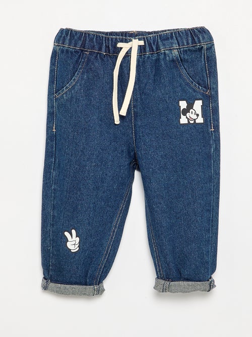 Pantaloni in denim "Mickey" "Disney" - Kiabi