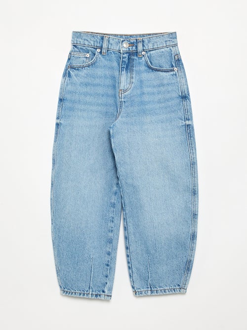 Pantaloni in denim modello barrel - Kiabi