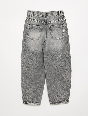 Pantaloni in denim modello barrel