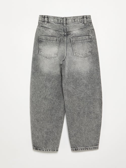 Pantaloni in denim modello barrel - Kiabi