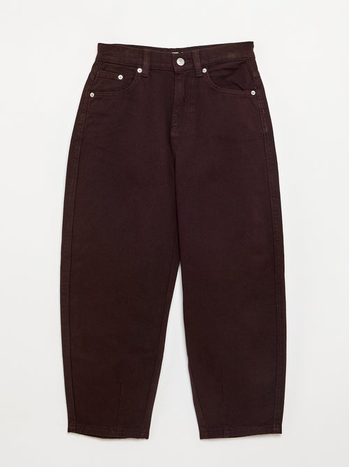 Pantaloni in denim modello barrel - Kiabi