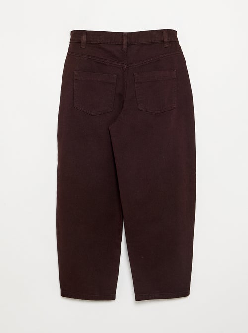 Pantaloni in denim modello barrel - Kiabi