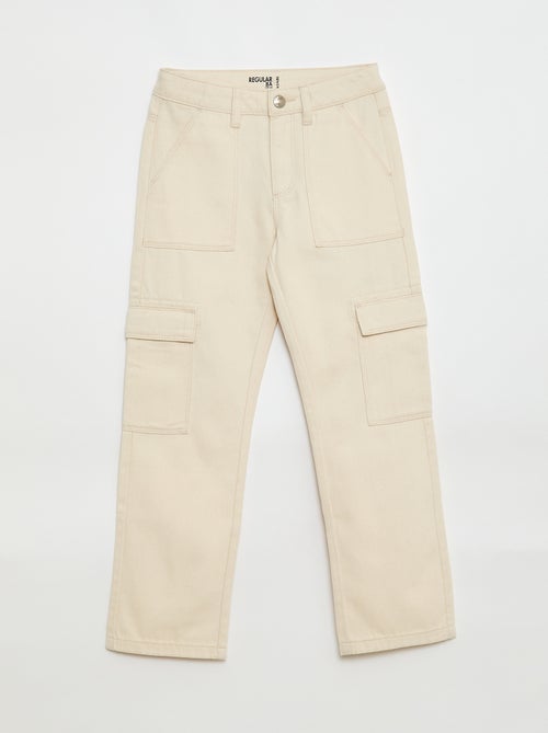 Pantaloni in denim multitasche - Kiabi